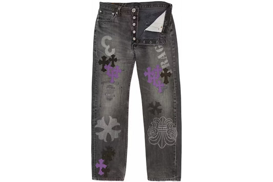 Chrome Hearts Stencil Denim Pants